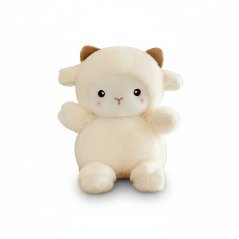 kuscheltier kawaii schaf weiss