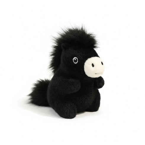 Kuscheltier Pony Schwarz