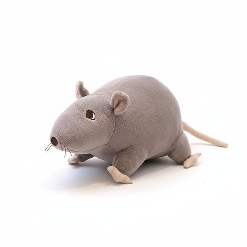 kuscheltier ratte grau