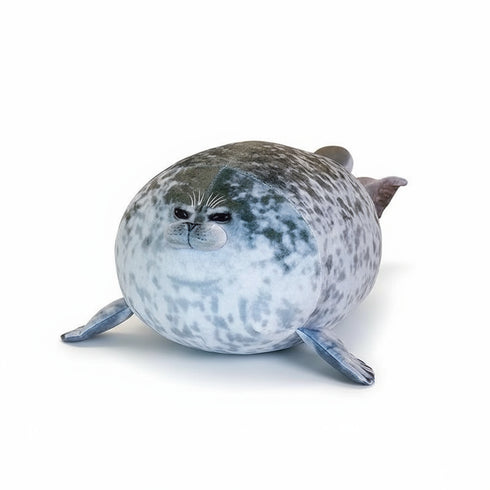 Kuscheltier Robbe Grau Grau