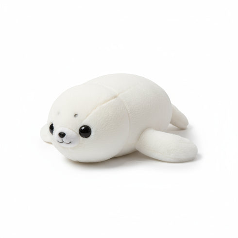 kuscheltier robbe weiss weiss