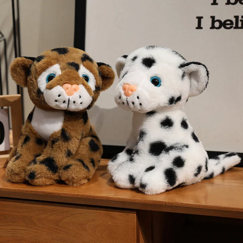 Leopard Kuscheltier Sitzend