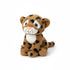 Leopard Kuscheltier Sitzend Braun