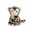 Leopard Kuscheltier Sitzend Gelb