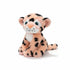 Leopard Kuscheltier Sitzend Rosa