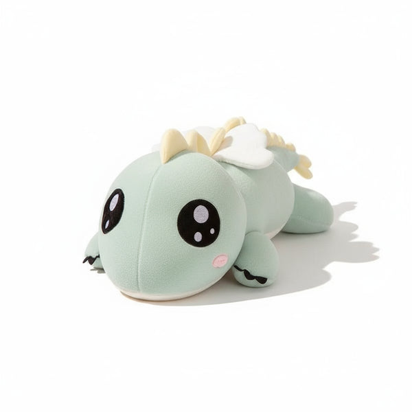 Liegender Dinosaurier Kuscheltier Grün