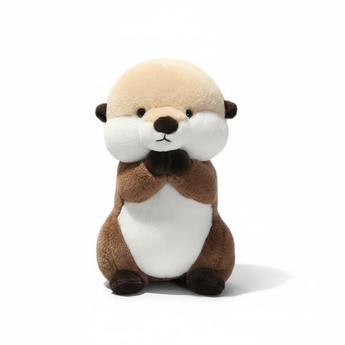 Lustige Otter Kuscheltier Braun
