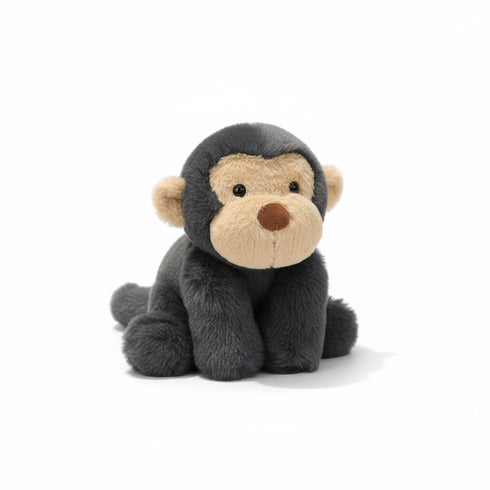 Makake Kuscheltier Grau