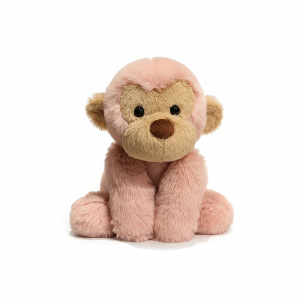 Makake Kuscheltier Rosa