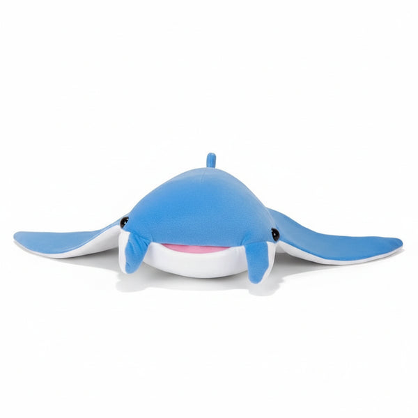 Mantarochen Kuscheltier Blau