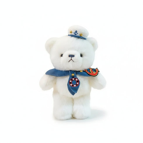 Matrosen Bär Kuscheltier Weiß