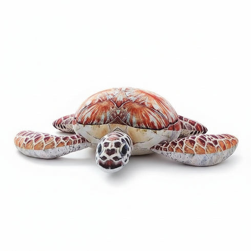 Meeresschildkröte Kuscheltier Orange