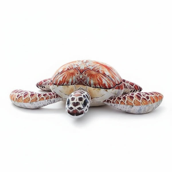 Meeresschildkröte Kuscheltier Orange