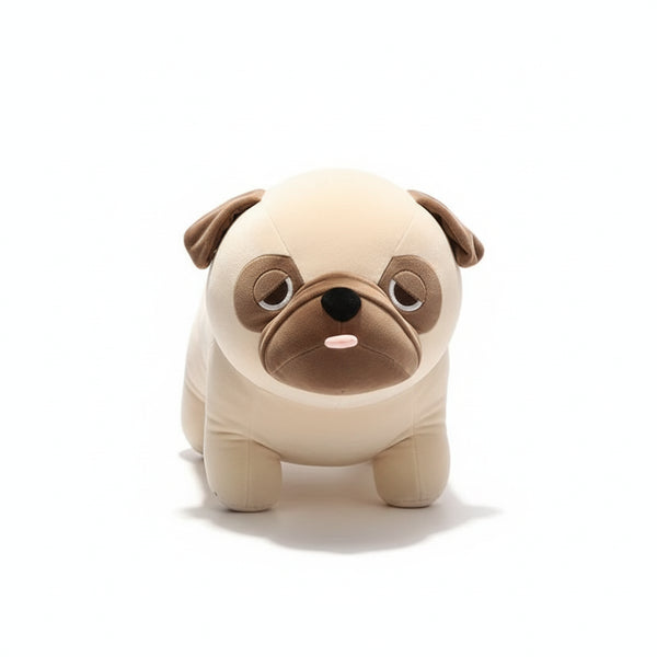 Mops Kuscheltier Beige