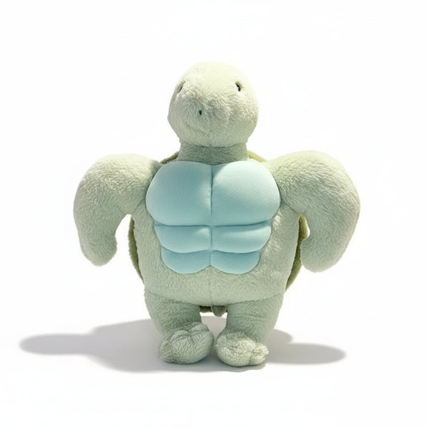 Muskulöse Schildkröte Kuscheltier Grün