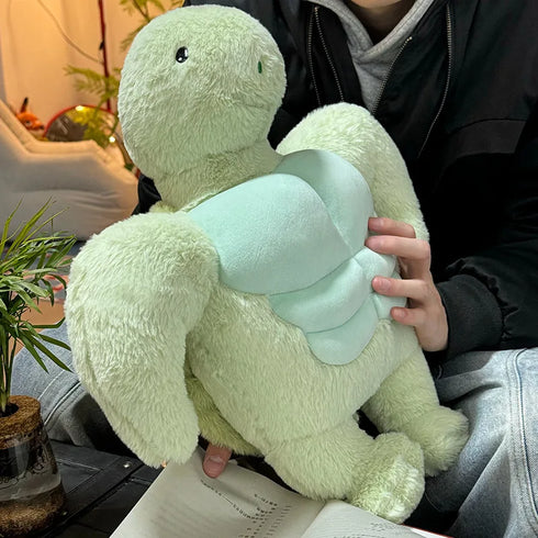 Muskulöse Schildkröte Kuscheltier