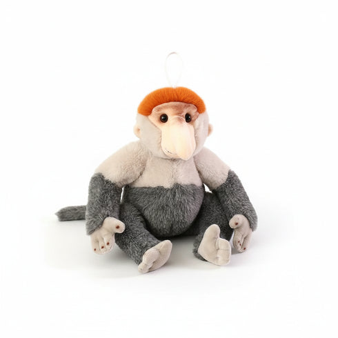 Nasenaffe Kuscheltier Grau