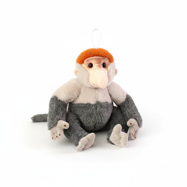 Nasenaffe Kuscheltier Grau