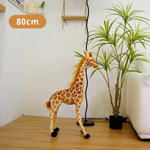 Naturgetreues Giraffe Kuscheltier