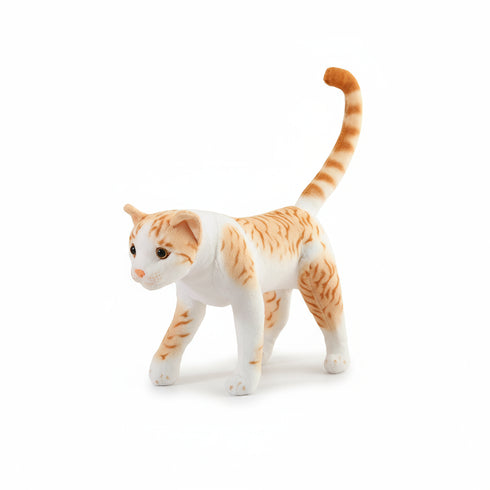 Naturgetreues Katze Kuscheltier Gelb