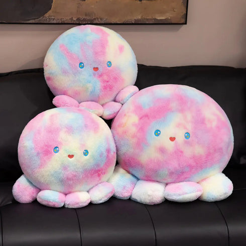 Oktopus Kuscheltier Bunt