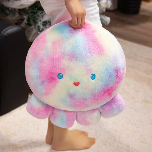 Oktopus Kuscheltier Bunt