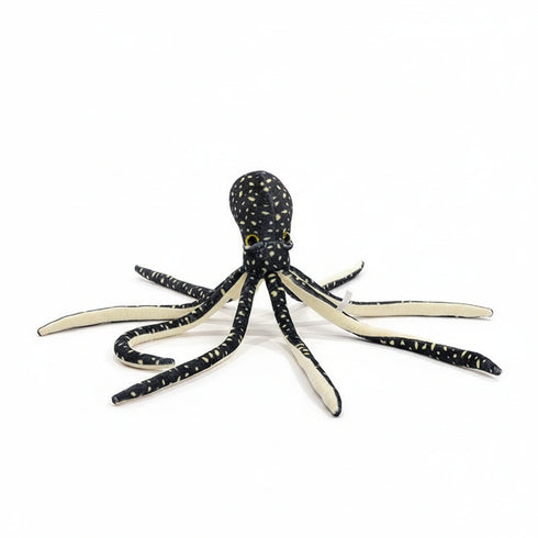 Oktopus Kuscheltier Schwarz Schwarz