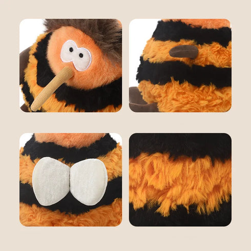 Orange Biene Kuscheltier