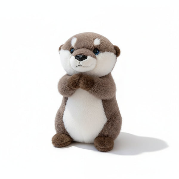 Otter Kuscheltier zum Umarmen Braun