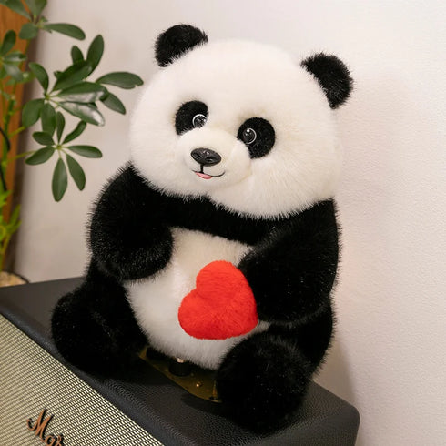 Panda Kuscheltier mit Hertz