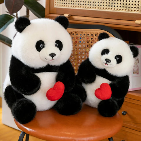 Panda Kuscheltier mit Hertz