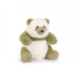 Panda Kuscheltier Sitzend Grün