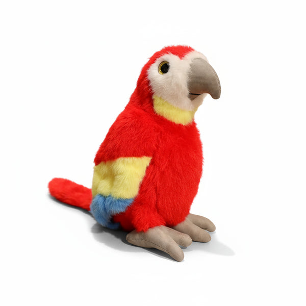 Papagei Kuscheltier Klein Rot