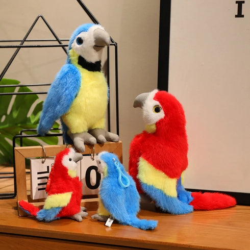 Papagei Kuscheltier Klein