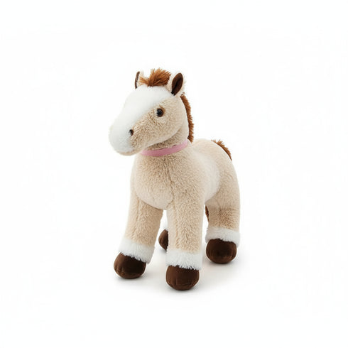 pferd kuscheltier gross weiss