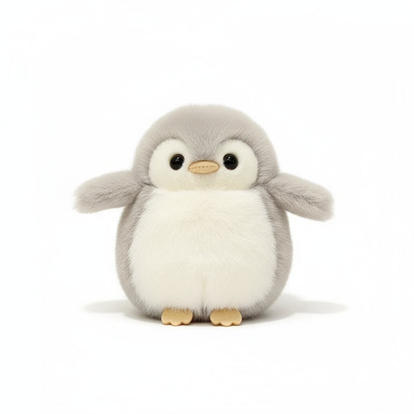 pinguin kuscheltier klein grau