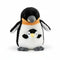 Pinguin Kuscheltier mit Baby Schwarz