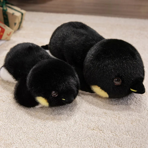 Pinguin Kuscheltier Rund