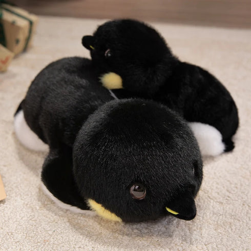 Pinguin Kuscheltier Rund