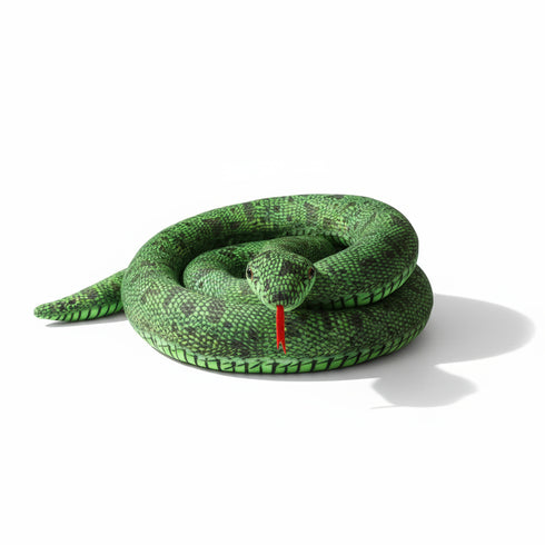 Python Kuscheltier Grün