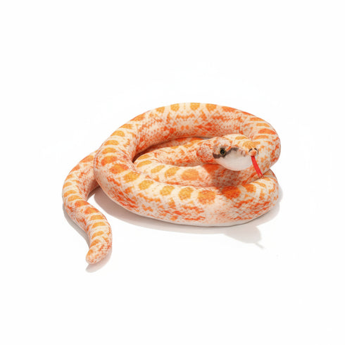 Python Kuscheltier Rosa