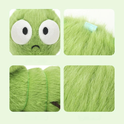 Raupe Kuscheltier mit Augen