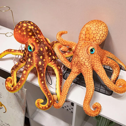 Realistische Oktopus Kuscheltier