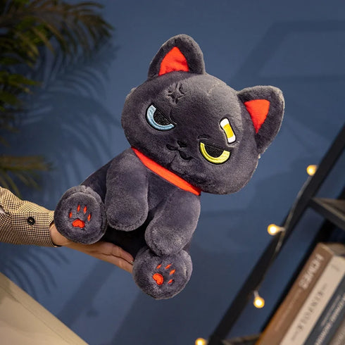 Rebellische Katze Kuscheltier