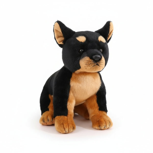 Rottweiler Kuscheltier Schwarz