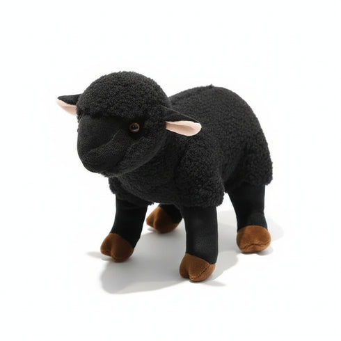 Schaf Kuscheltier Realistisch Schwarz