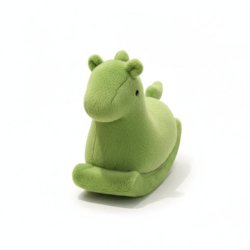 Schaukelpferd Kuscheltier Grün