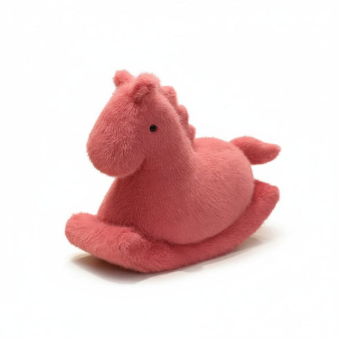 Schaukelpferd Kuscheltier Rosa
