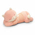 Schlafendes Katzen Kuschelkissen Rosa