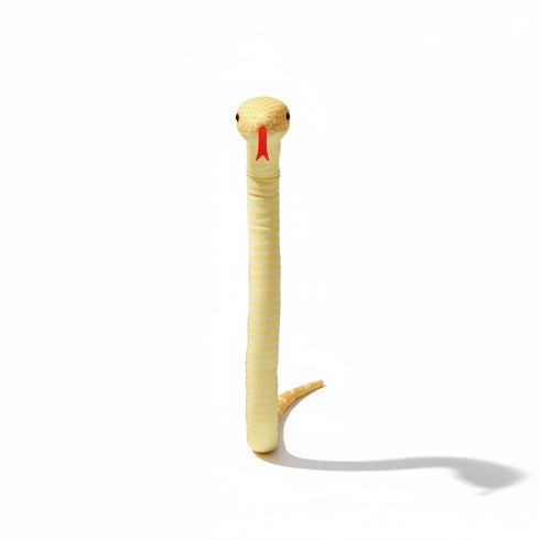 Schlange Kuscheltier 100cm Gelb